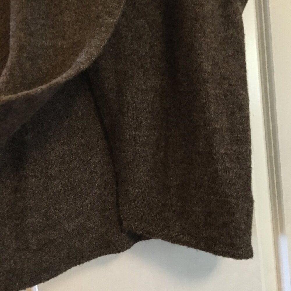 Kaffe Kataris Coffee Brown Wool Blend Knit Vest Reversible Medium D&Dcore - Picture 8 of 15